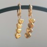 Golden Heart Earrings