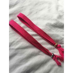 Bracelet Lint Pink Silver