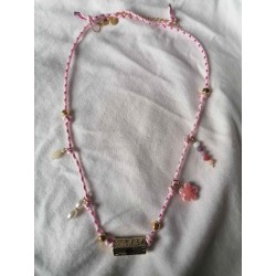 Pink Happy Necklace