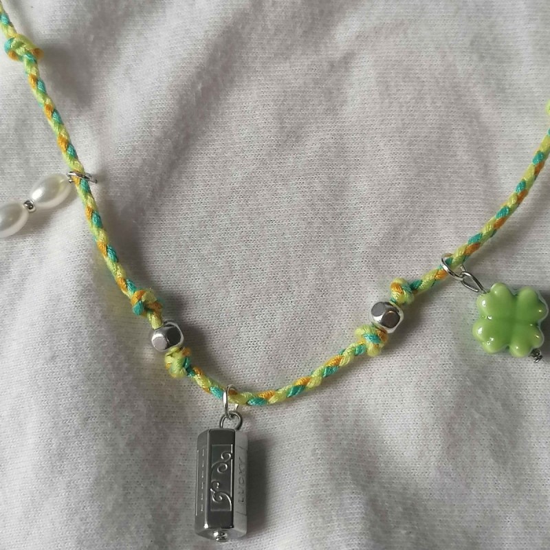 Green Clover Necklace