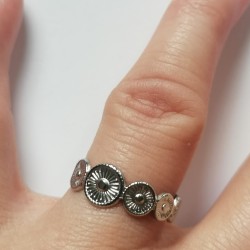 Silver Coin Ring