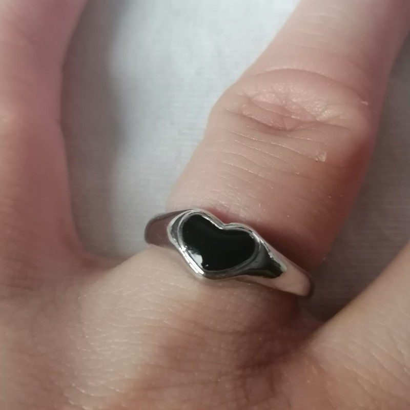 Black Heart Ring