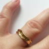 Golden Swirl Ring