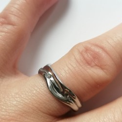 Silver Swirl Ring