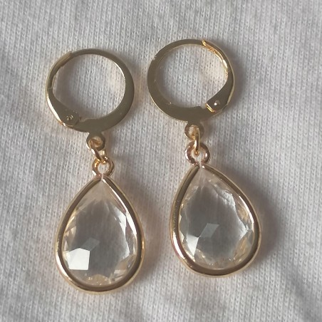 Golden Drop Earrings