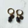 Black and Gold Earrings