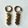 Golden Heart Earrings