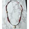 Red Seashell Necklace