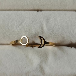 Golden Moon Ring