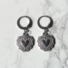 Silver Heart Earrings