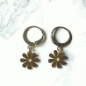 Golden Flower Earrings