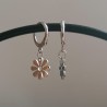 Silver Flower Earrings