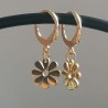 Golden Flower Earrings